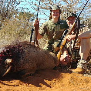 South Africa Hunting Warthog