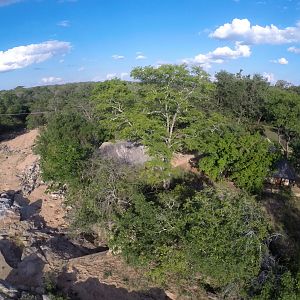 Aerial View of Chishakwe Camp