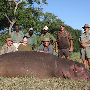 Hunting Hippo in Zimbabwe