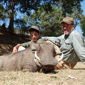 Hunting Warthog in Zimbabwe