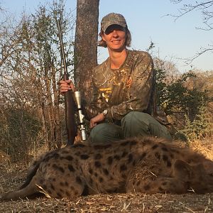 Zimbabwe Hunting Spotted Hyena