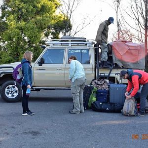 Leaving for our Hunting Trip