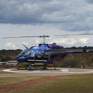 Helicopter Flight over the Zambezi