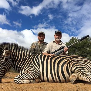 Hunting Burchell's Plain Zebra in South Africa