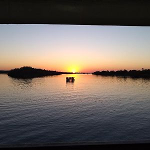 Sunset on the Zambezi