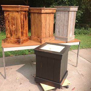 Simple and Rustic Pedestals