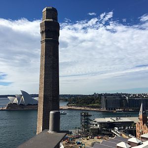 View from the harbor bridge