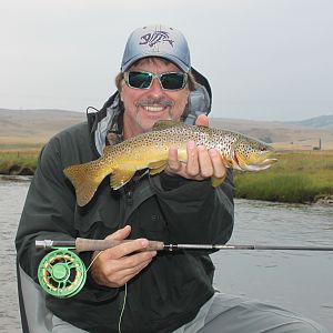 Blackfoot River Brown Trout Fishing Western Montana