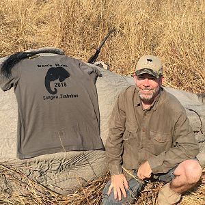 Zimbabwe Hunting Tuskless Elephant