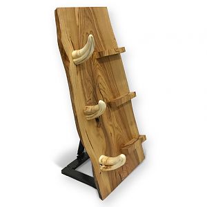 Olivewood 3-Knife Display