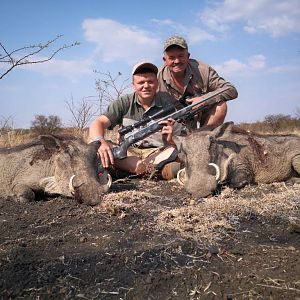 Cull Hunting Warthog in South Africa