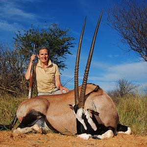 Hunting Gemsbok in South Africa