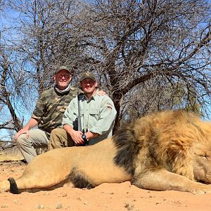 South Africa Hunting Lion