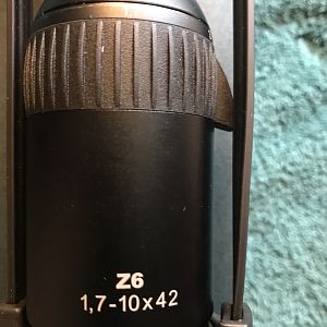 Swavorski Z6 1.7-10x42 Plex Scope