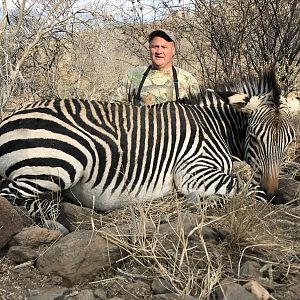 Hartmann's Mountain Zebra Bow Hunt Namibia