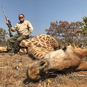 South Africa Hunting Giraffe