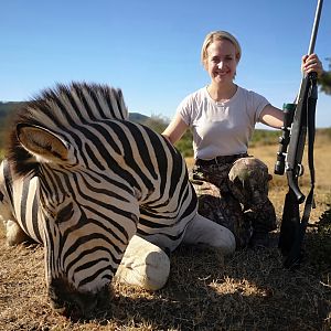 Hunting Burchell's Plain Zebra in South Africa