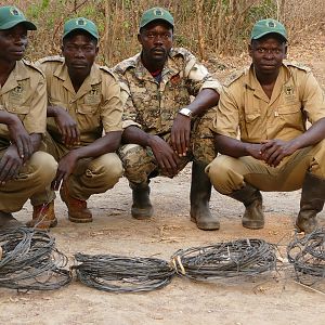 Anti-poaching unit 1 with snares