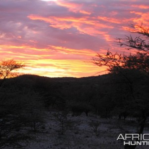 Sunset Namibia