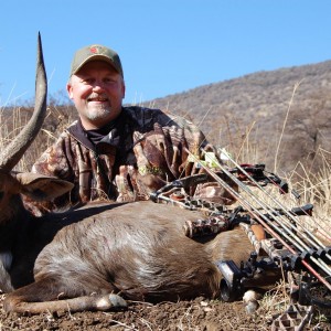 Bushbuck bowhunt in South Africa