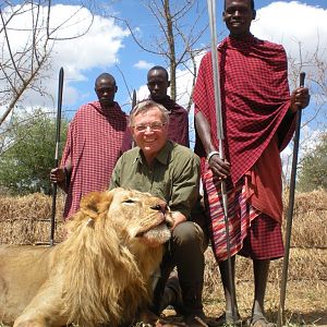 Hunting Lion in Masailand