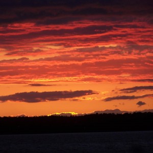 Sunset in Northern Ontario Canada