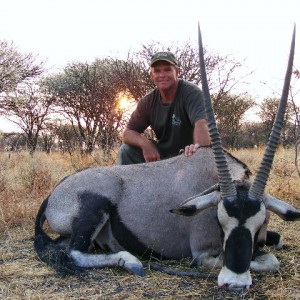 Hunting Gemsbok in Namibia