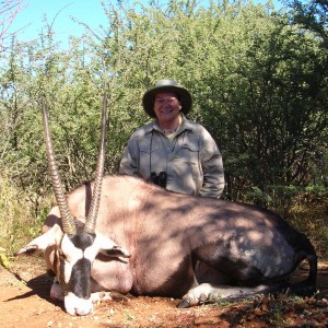 Hunting Gemsbok in Namibia