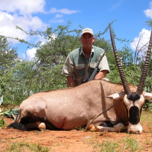 Hunting Gemsbok in Namibia