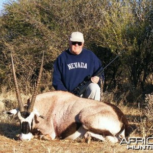 Hunting Gemsbok in Namibia