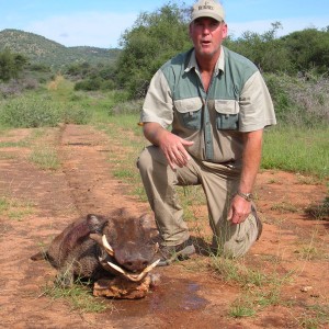 Hunting Warthog in Namibia