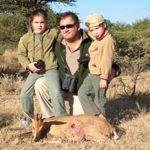 Hunting Duiker in Namibia