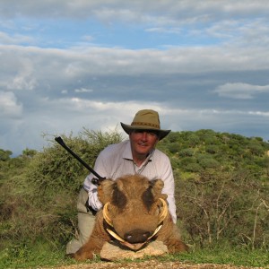 Hunting Warthog in Namibia