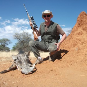 Hunting Warthog in Namibia