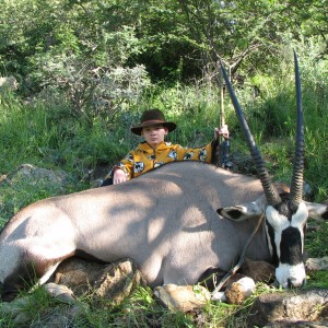 Hunting Gemsbok in Namibia