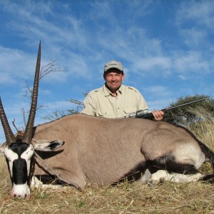 Hunting Gemsbok in Namibia