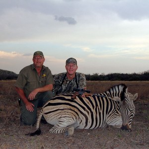 Johan and I with my new rug, South Africa