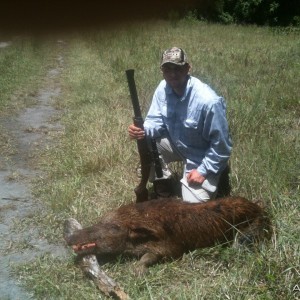 A friend's nephews hog