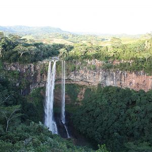 Chamarel Waterfalls in Mauritius