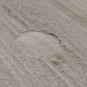 Elephant track at Etosha National Park, Namibia