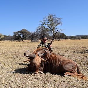 Golden Wildebeest Hunt in South Africa