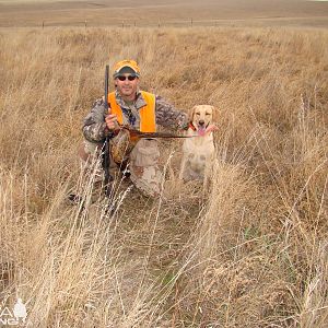 Savannah with her first retrive.