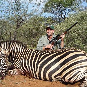 Hunting Burchell's Plain Zebra South Africa