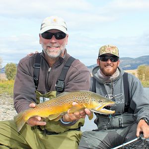 Western Montana USA Fishing Brown Trout