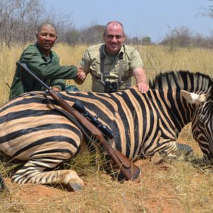 Burchell's Plain Zebra Hunt Namibia