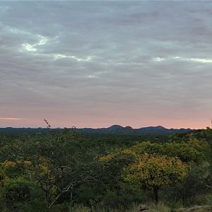 View from hunting camp Namibia