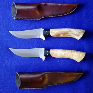 Buffallo Skinner Knife & Sheaths