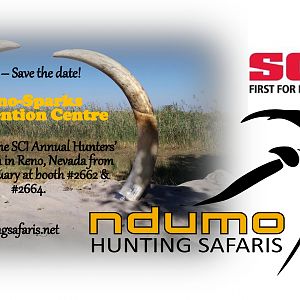 Ndumo Hunting Safaris at SCI Annual Hunters' Convention in Reno