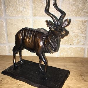 Sculptured Bronzed Nyala