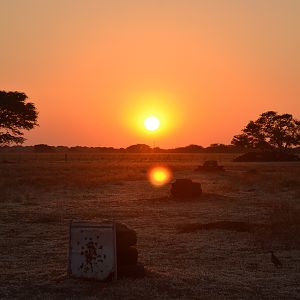 Sunrise in Namibia